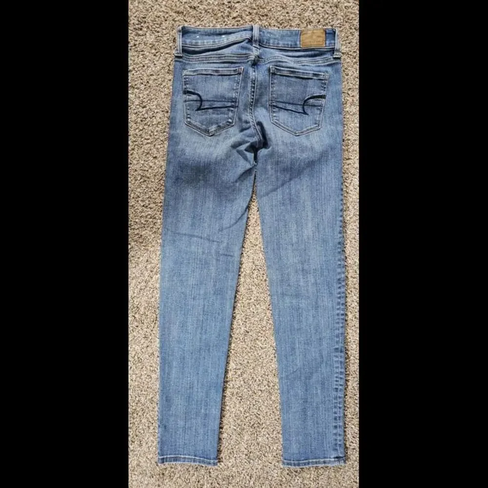 American Eagle Jeans Womens Size 0 Regular Super Stretch - Picture 7 of 9